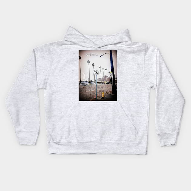 Brand Boulevard & Fairview Avenue, Glendale, CA by Mistah Wilson Kids Hoodie by MistahWilson